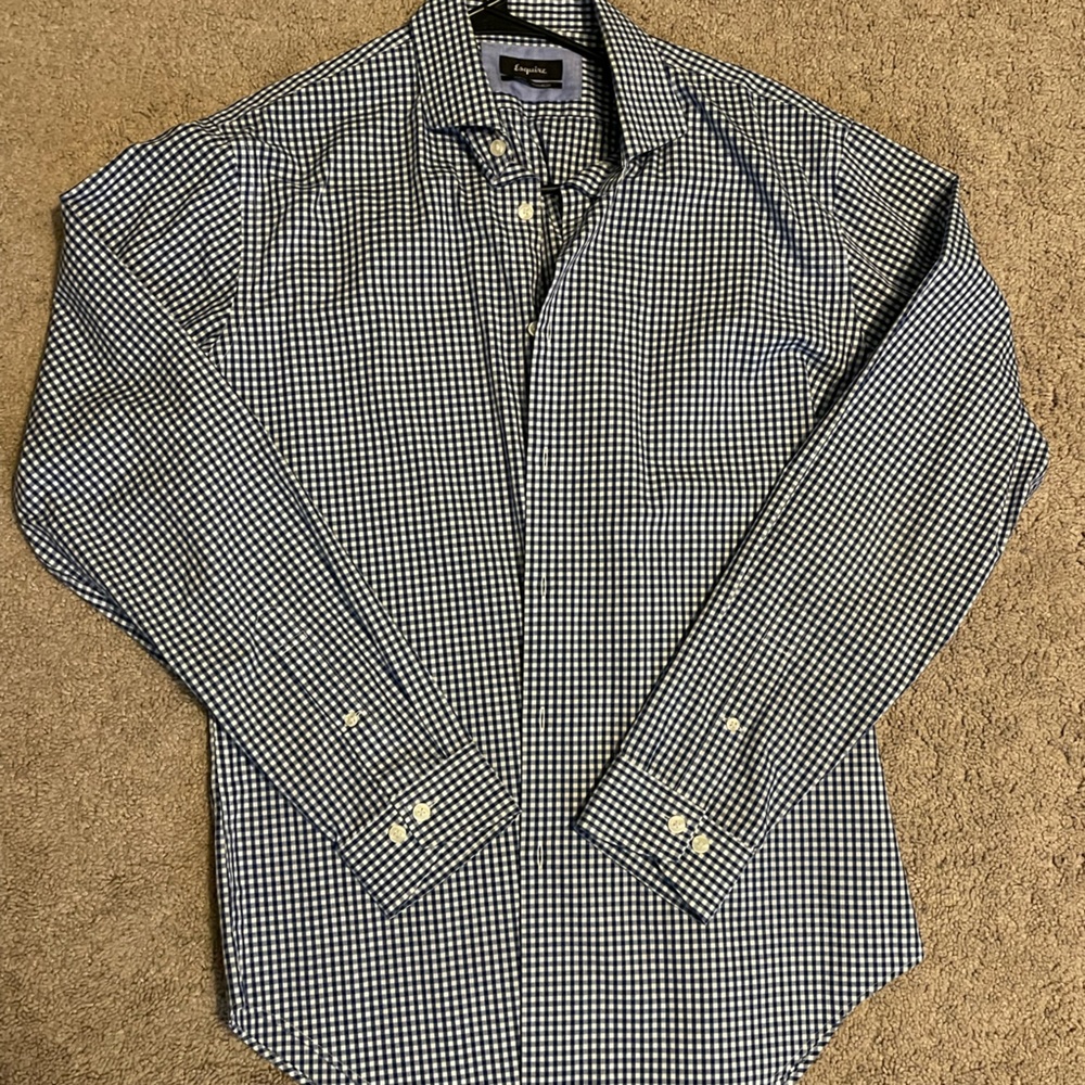16 34/35 Esquire Button Down Dress Shirt